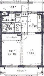 潮マンションの物件間取画像